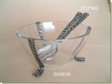 Zebra Print Salad bowl - African Theme