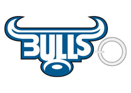 Bulls KeyRing Rugby Keyrings - Min order 50 units.