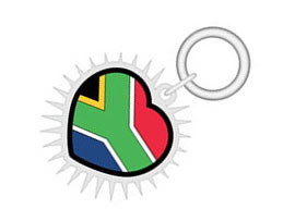 SA Sacred Heart  Tourism Keyrings - Min order 50 units.