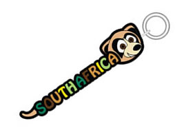 Meercat Keyring Tourism Keyrings - Min order 50 units.