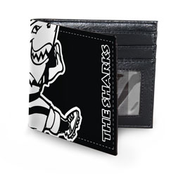 Sharks Wallet Rugby Wallets - Min order 50 units.