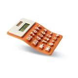 Solar silicone calculator  - Available in: Black , Blue , Orange