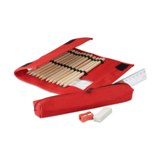 Pencilcase with color pencils - Available in: Blue , Red