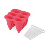 Silicone ice popsicle mould - Available in: Orange , Baby Pink