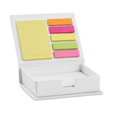 Memopad and sticky notes - Available in: White , Matt Silver