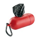 Container for pet bag  - Available in: Blue , Red , White