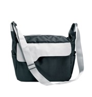 Padded 13' computer bag with contrasted colour flap made in 5
