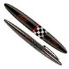 Schumacher Raceline Blk Chrome Ball Point Pen + Tube Schumacher Raceline Blk Chrome Ball Point Pen + Tube