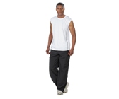 Muscle Hugger Vest  - Avail in: Black / White, Royal / White, Na