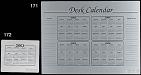 desk calendar / executive desk blotter- ask for printing price