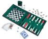 6-IN-1 PARLOR GAME IN BLACK PU CASE