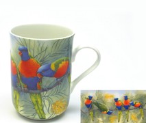 Maxwell & Williams Bird Lorikeets Mug - Min Orders Apply Maxwell & Williams Bird Lorikeets Mug - Min Orders Apply