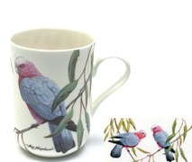 Maxwell & Williams Bird Pink & Grey Galas Mug - Min Orders Apply Maxwell & Williams Bird Pink & Grey Galas Mug - Min Orders Apply