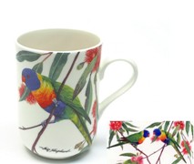Maxwell & Williams Bird Rainbow Lorikeets Mug - Min Orders Apply Maxwell & Williams Bird Rainbow Lorikeets Mug - Min Orders Apply