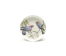 Maxwell & Williams Birds Pink & Grey Galas Paper Weight - Min Or Maxwell & Williams Birds Pink & Grey Galas Paper Weight - Min Or