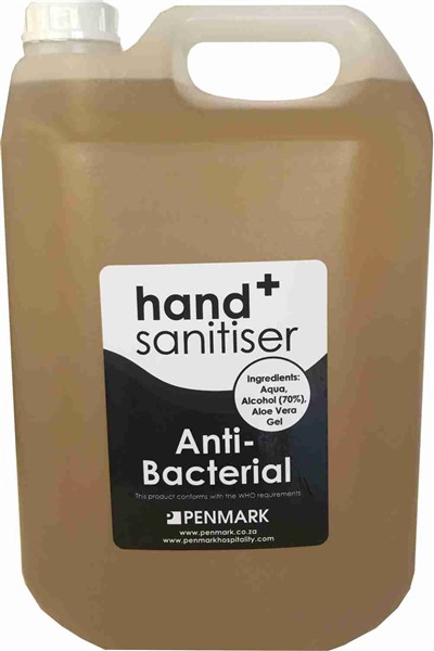 5L Han Sanitizer Bulk. Contains 70% alcohol.  - Min 5 Units