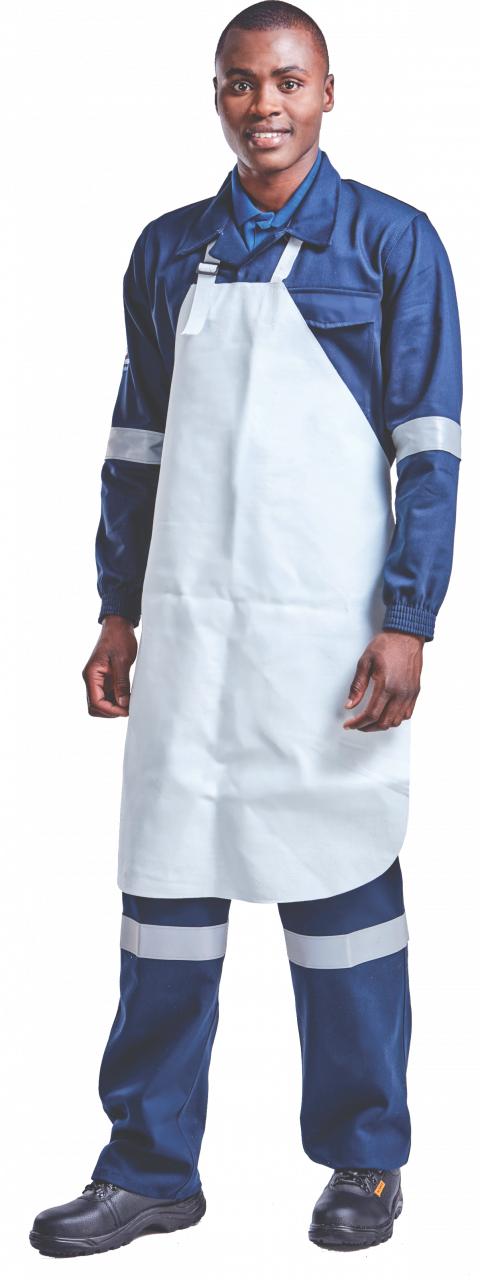 Apron Chrome Leather 60 X 90