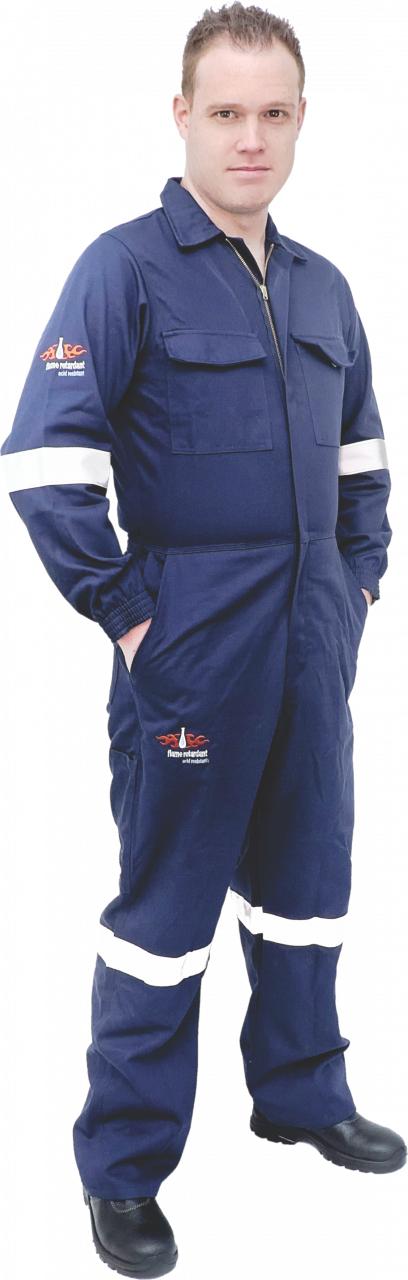 Conti Suit Acid Flame Resistant. SABS. Navy. Sizes 34 - 60