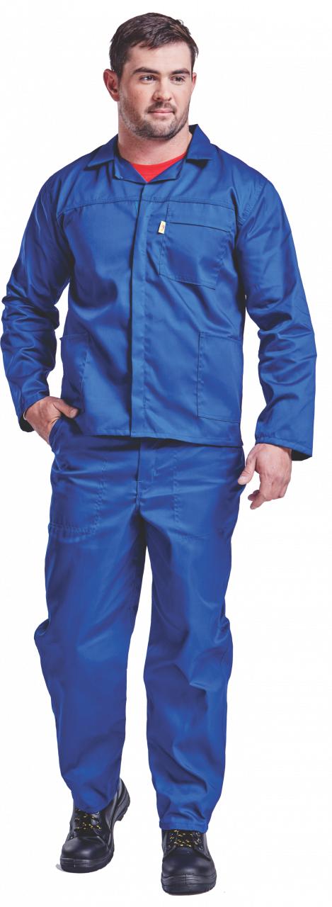 Conti Suit Poly Cotton Triple Stiched Royal Blue. Sizes 34 - 60