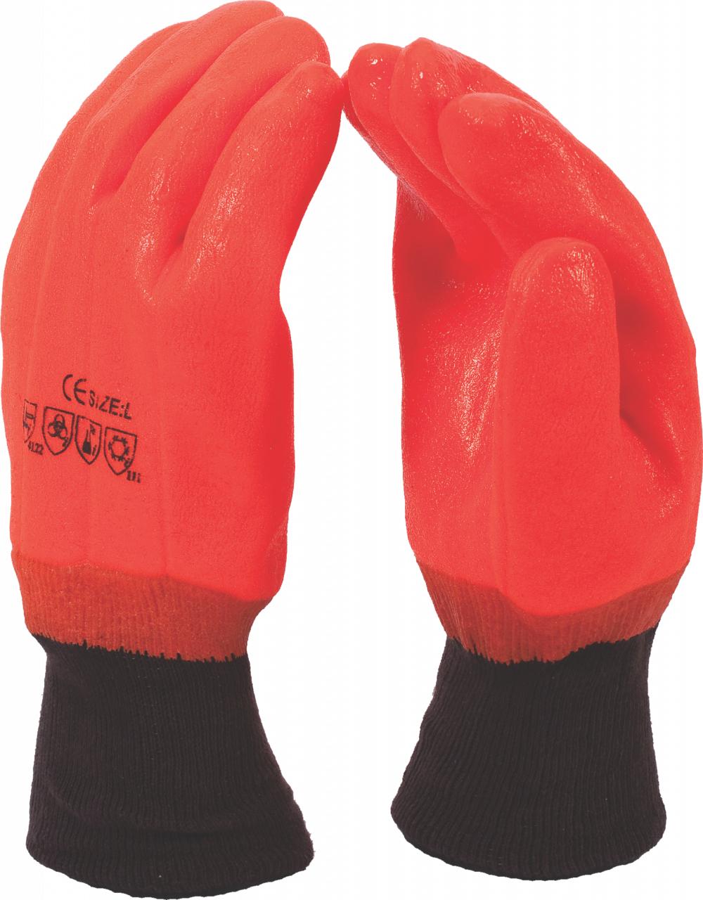 Glove Freezer Pvc Knit Wrist