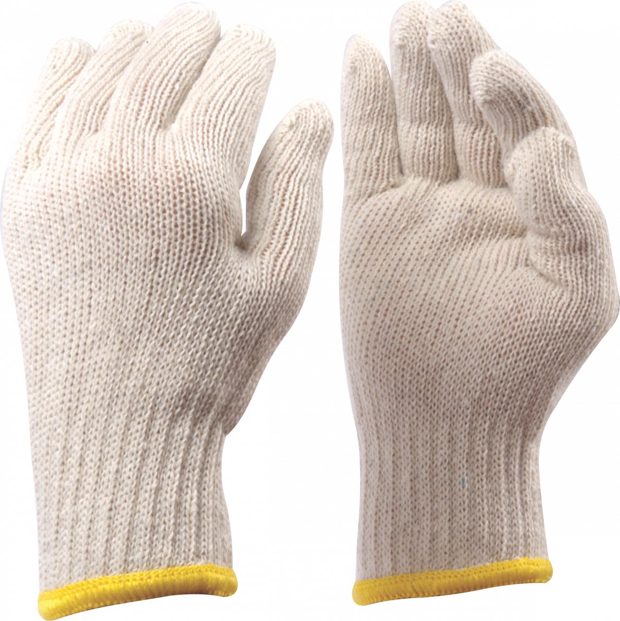 Cotton Protective Gloves Un-Bleached Taiwan Crochet Liner