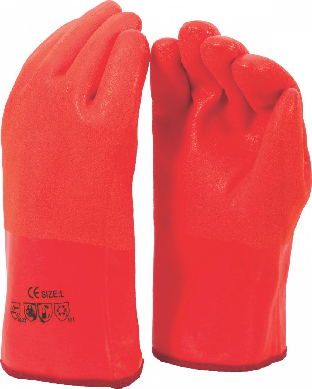 Glove Freezer Orange Open Cuff