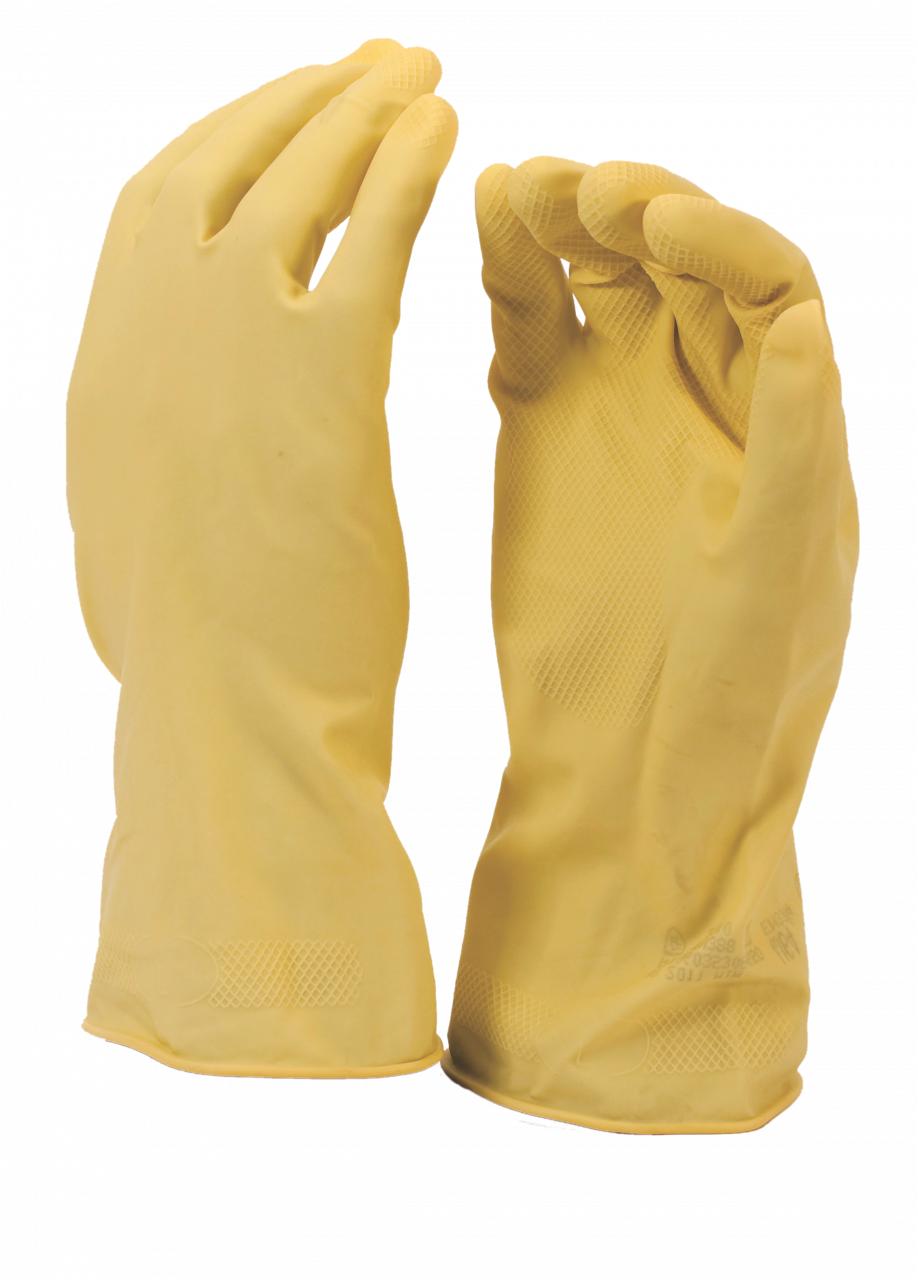 Glove Household G12Y Yellow M - XL. Sizes: M - XL