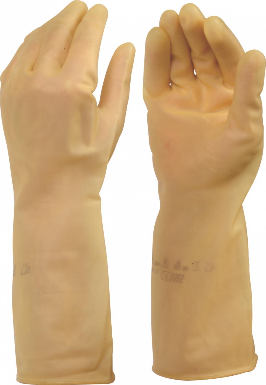 Rubber Glove G31H Natural Unlined M-XL