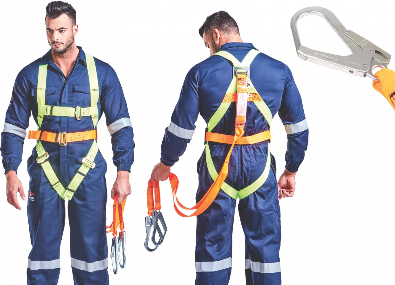 Scafhold Hook Harness double & Safety Belt Lany