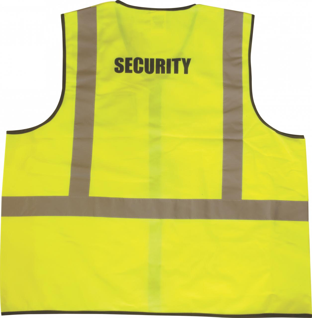 Security Vest - En4 Reflective. Lime. Sizes S-5XL