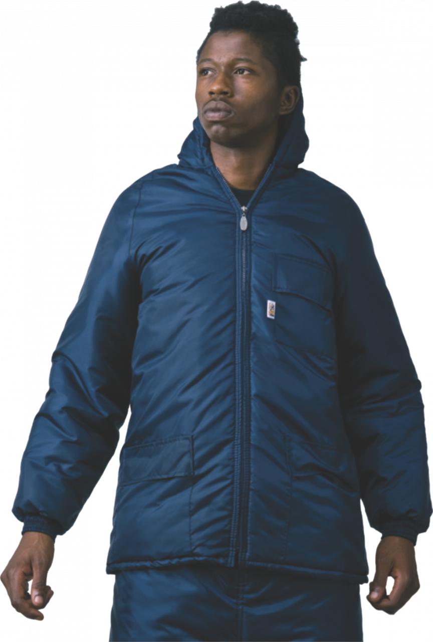 Freezer Jacket Double Lined. Navy.  Small - 6XL