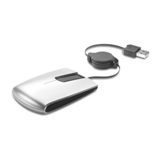 Optical mouse with touch scroll -Available in: Matt Silver