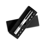 Pen style laser presenter      -Available in: Matt Silver