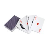 Paper poker play card in hard PVC box -Available in: Blue Paper poker play card in hard PVC box -Available in: Blue