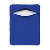 15" laptop neoprene pouch -Available in: Black-Royal blue