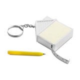 Key ring tape measure note book house shape - 1m -Available in: