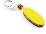 Oval shaped Baltic foam floating key holder.