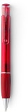 Dakar ballpen with a translucent plastic barrel, rubber grip and