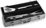 Three piece Barbecue / Braai set in an aluminium case includes s