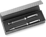Classic pen set consisting of a metal ballpen and rollerball, pr