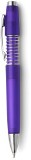 Spiral ballpen with a push cap action, plastic coloured barrel w