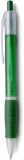 Storm plastic ballpen with a matching coloured rubber grip, blac