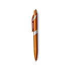 Plastic retractable ballpen with satin finish coloured barrel, b