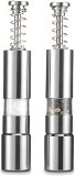 Stainless steel salt and pepper mill. - Available in: Silver
