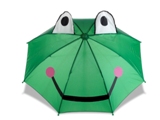 Umbrella with a Yellow puppy or Green frog image polyester fabri