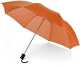 Folding 210t polyester fabric umbrella supplied in a nylon sleev