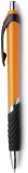 Olympic plastic ballpen with coloured barrel and black plastic g