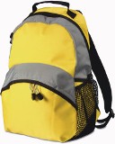 rucksack /  backack including one extra front zipped pocket and