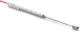 Matt silver telescopic metal ballpen, pointer and a class one la