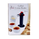 Crème Brulee set consisting of a gas lighter with adjustable fla